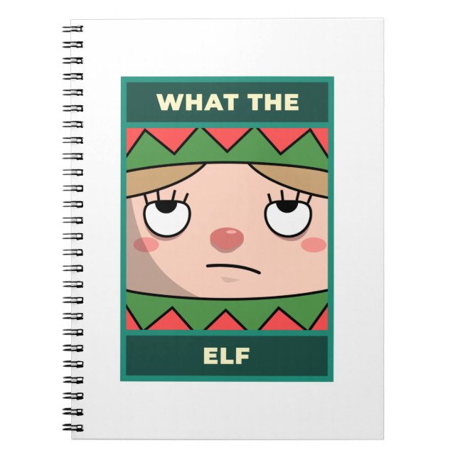 Caderno Espiral Que Elf (Frente)
