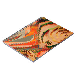 Caderno Espiral Quebra de cor com ziguezague ou livro de onda