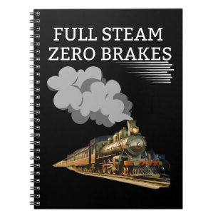 Caderno Espiral Quebras de vapor zero de cheio