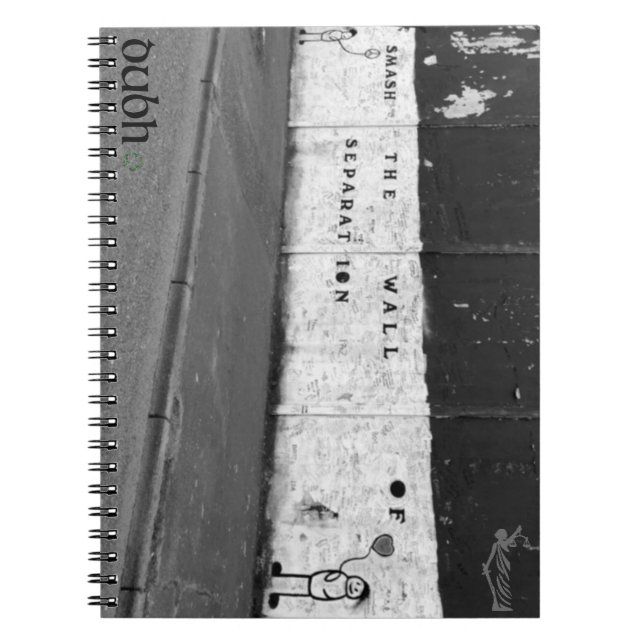 Caderno Espiral Quebre a parede de separação (Frente)