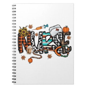 Caderno Espiral Queda de víblias que enfermeiras enfermeiras de vi