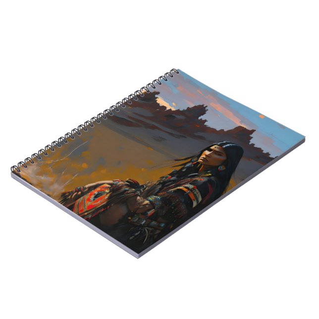 Caderno Espiral Queda do Deserto (Left Side)