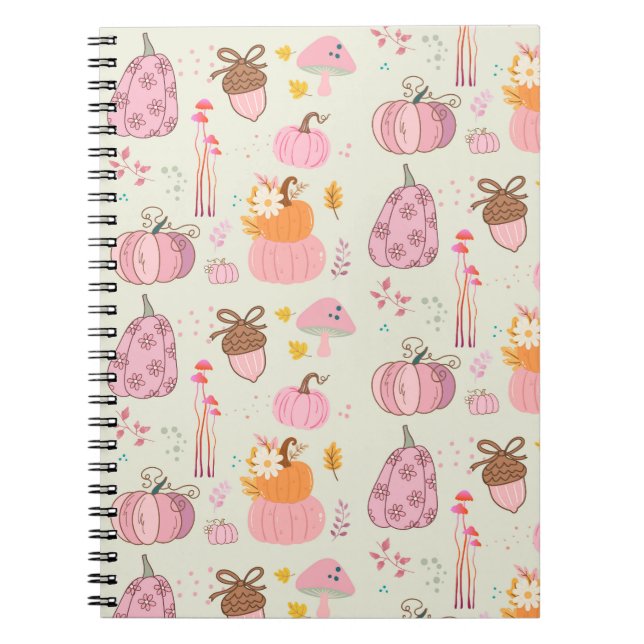 Caderno Espiral Queda Rosa (Frente)