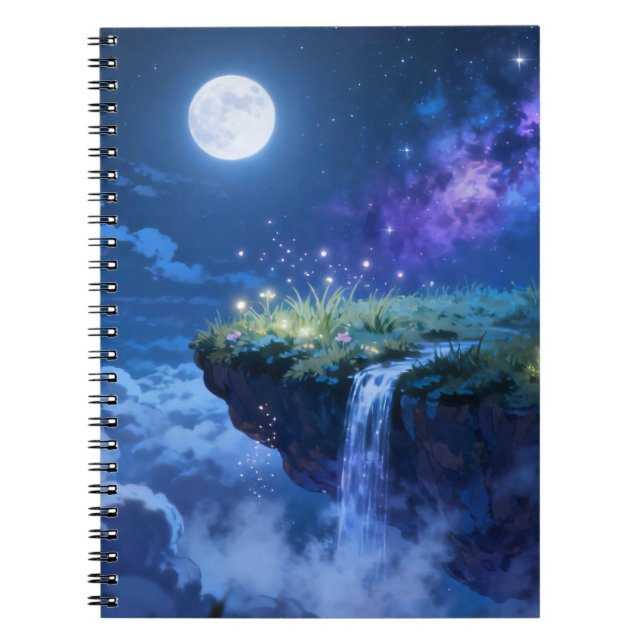 Caderno Espiral Quedas ao Luar (Frente)