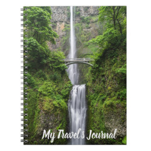 Caderno Espiral Quedas De Água Na Floresta