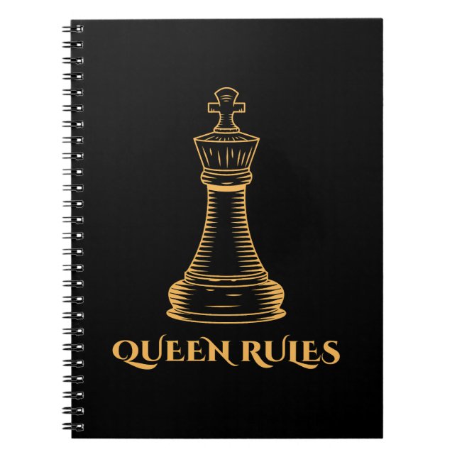 Caderno Espiral Queen Rules (Frente)