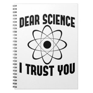 Caderno Espiral Querida Ciência Eu Confio em Você - Professor de F