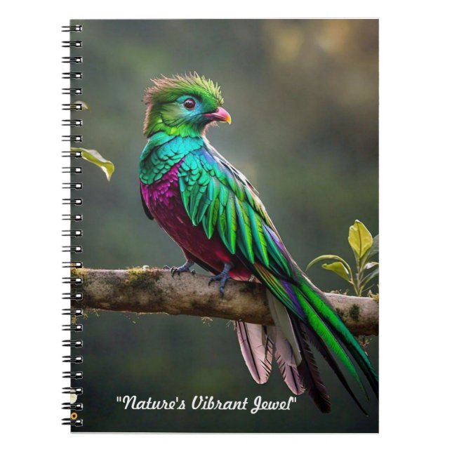 Caderno Espiral "Quetzal Radiante" (Frente)