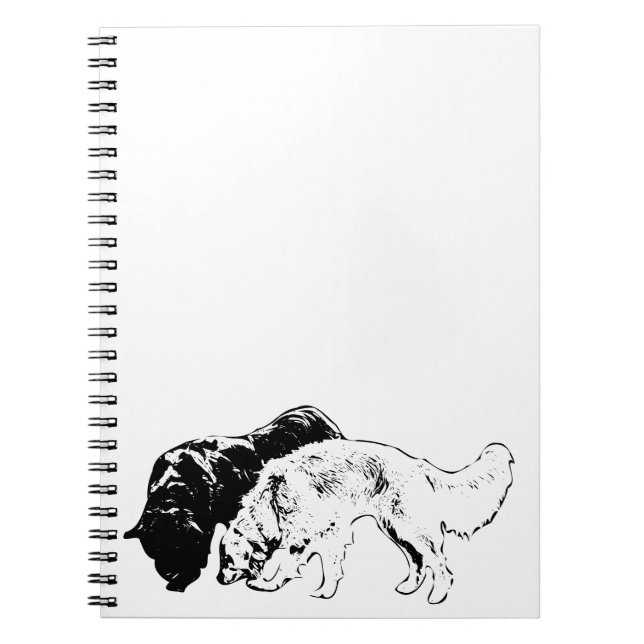 Caderno Espiral Quiet Bond em Silhouette (Frente)