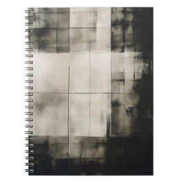 Caderno Espiral Quiet Grid: A Study in Stillness