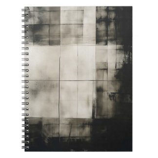 Caderno Espiral Quiet Grid: A Study in Stillness