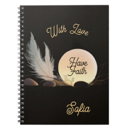 Caderno Espiral Quiet Soul & Spiritual Vision Minimalist Photo