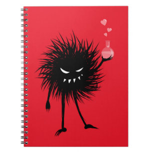 Caderno Espiral Química da Poção de Amor de Gótico Bonito
