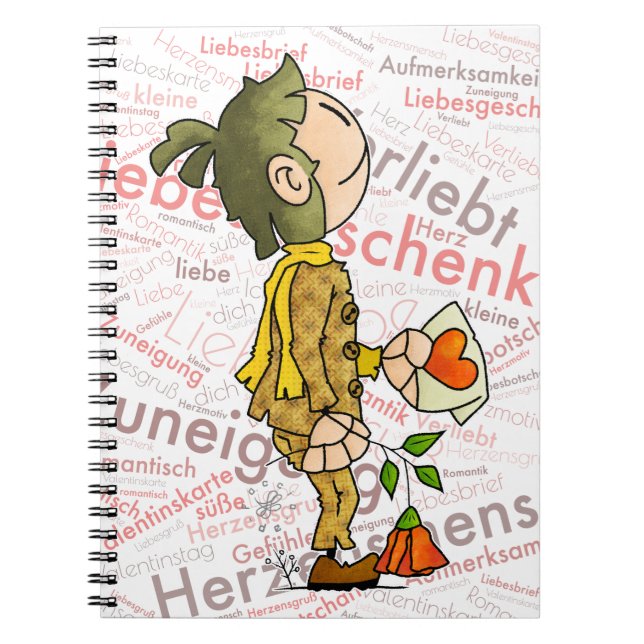 Caderno Espiral Quinn - Liebe (Frente)