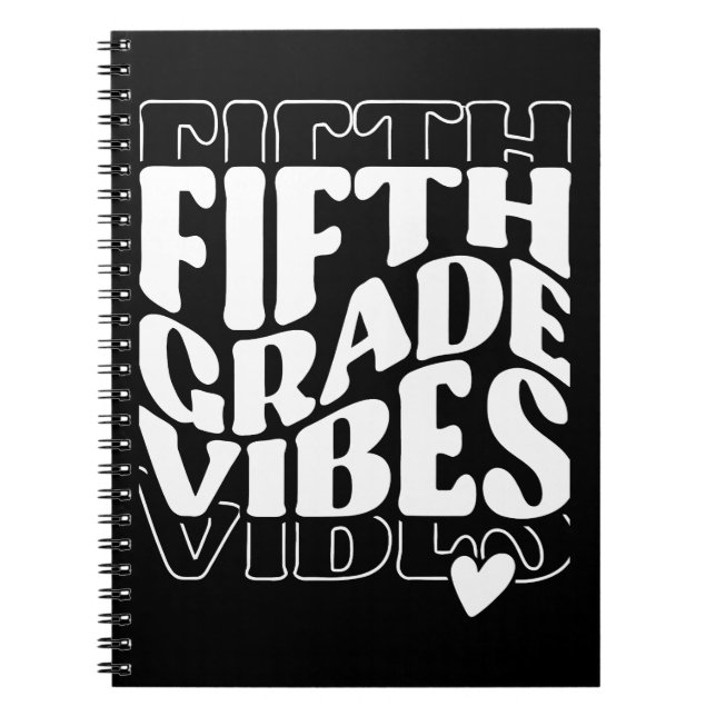Caderno Espiral Quinto Grau Volta À Escola (Frente)