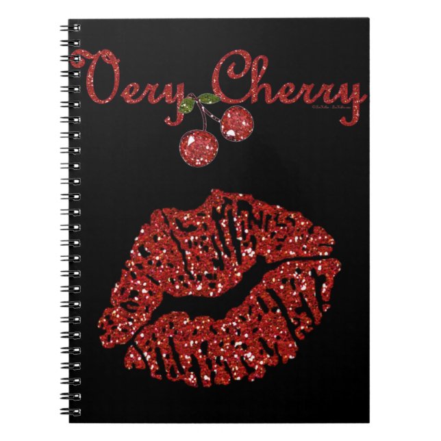 Caderno Espiral RAB Rockabilly Muito Cherry Kiss (Frente)