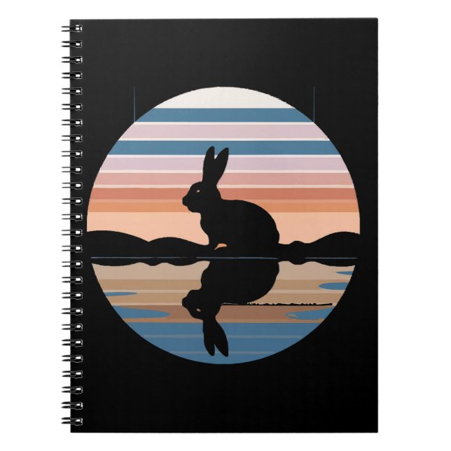 Caderno Espiral Rabbit Retro Sunset (Frente)
