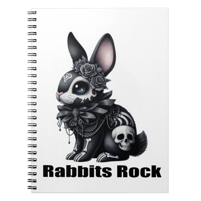 Caderno Espiral Rabbit Rock (Frente)