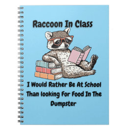 Caderno Espiral Raccon in Class