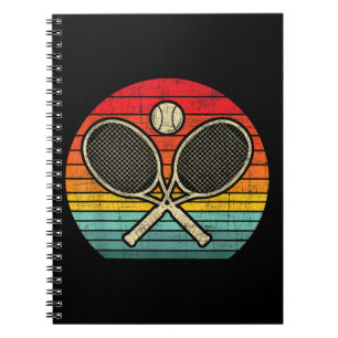 Caderno Espiral Racket de Tênis retrovisores cruzado - Pista despo