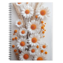 Caderno Espiral Radiância Floral Besuntada pelo Sol