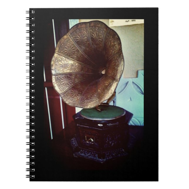 Caderno Espiral Rádio Antiquado (Frente)