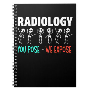 Caderno Espiral Radiologia Humor Xray Skeletons Radiologista