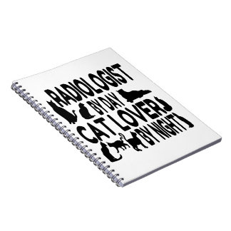 Caderno Espiral Radiologista Cat Lover