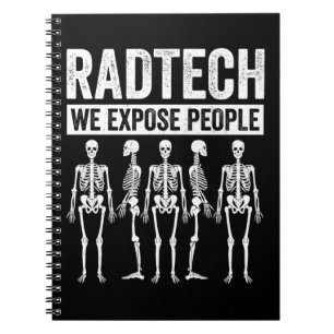 Caderno Espiral Radiologista engraçada Piada Radiologia Humor Rad