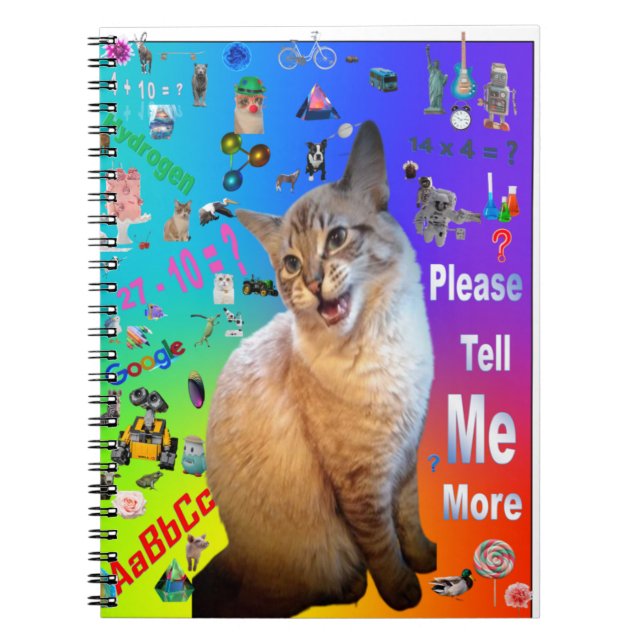 Caderno Espiral Ragdoll para notebook Spiral (Frente)