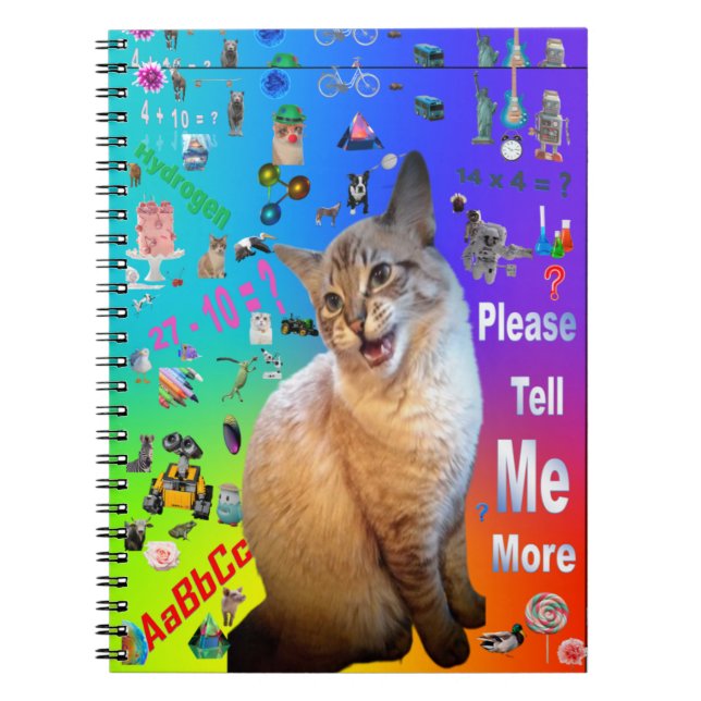 Caderno Espiral Ragdoll para notebook Spiral (Frente)