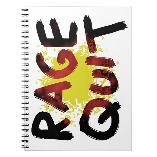 Caderno Espiral Rage Sair (Frente)