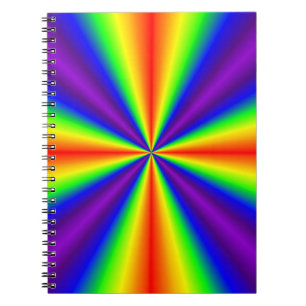 Caderno Espiral Rainbow Cross