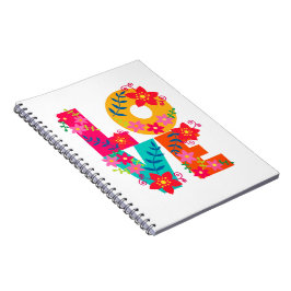 Caderno Espiral Rainbow Love