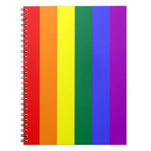Caderno Espiral Rainbow Pride Flag Notebook