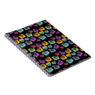 Caderno Espiral Rainbow Snails