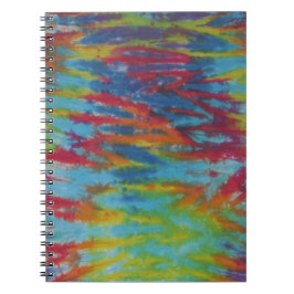 Caderno Espiral Rainbow Tiger Stripes Tie Dye PhatDyes