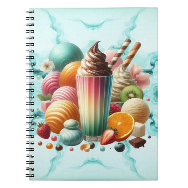 Caderno Espiral Rainbow Treat (Frente)