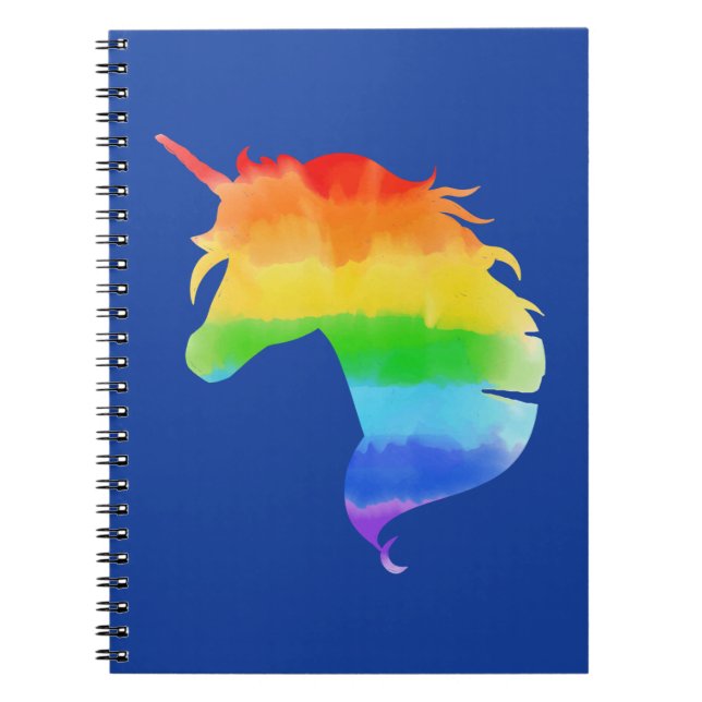Caderno Espiral Rainbow Unicórnio (Frente)