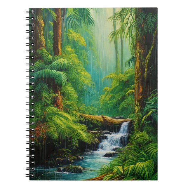 Caderno Espiral RainForest Lullaby (Frente)