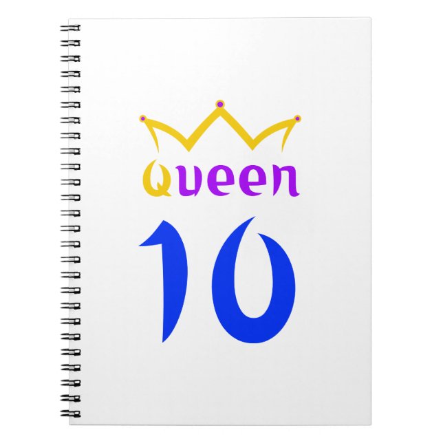 Caderno Espiral Rainha 10 (Frente)