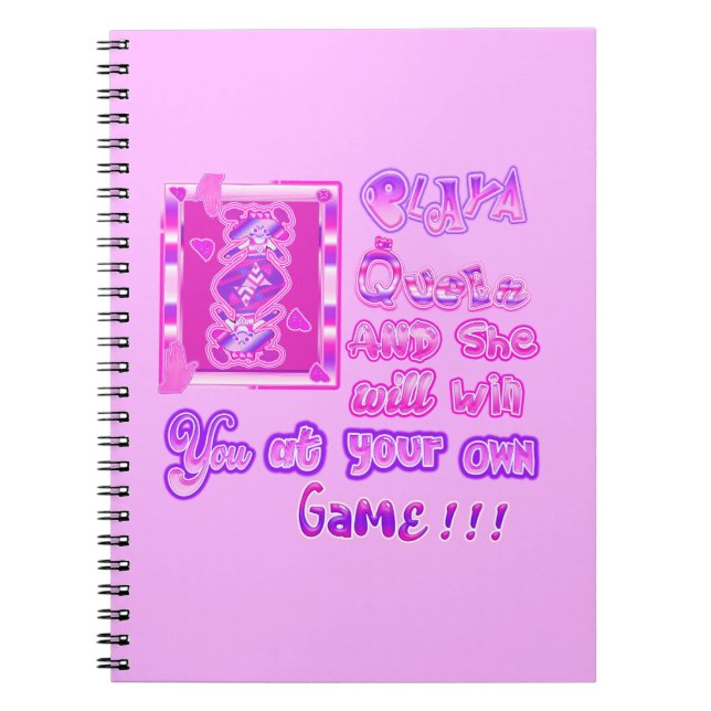 Caderno Espiral rainha da brincadeira (Frente)