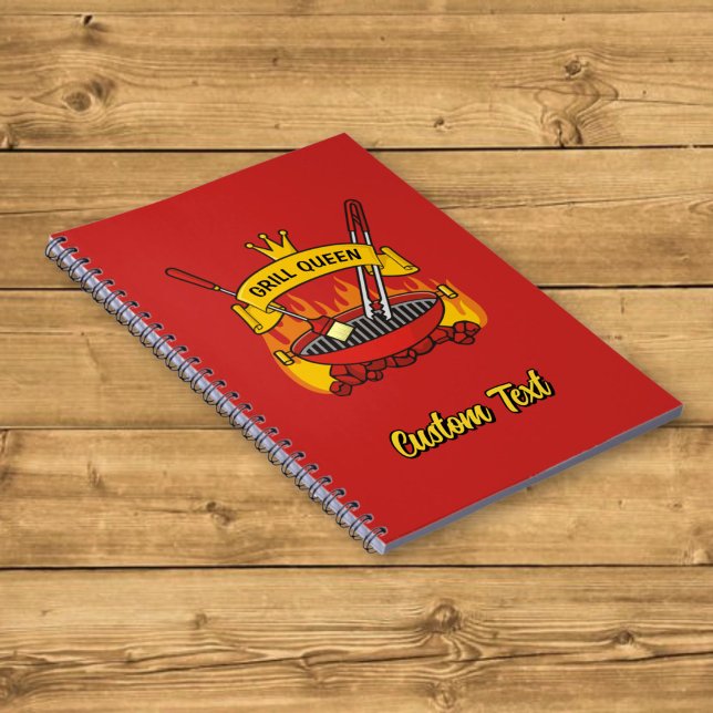 Caderno Espiral Rainha da Grelha (Criador carregado)