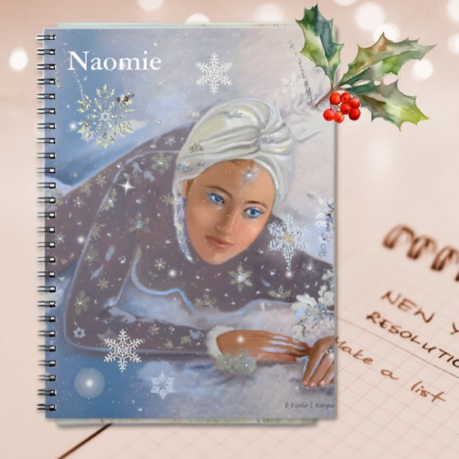 Caderno Espiral Rainha da Neve (Criador carregado)