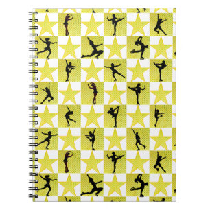 CADERNO ESPIRAL RAINHA DE NATAL DE PAREDE DE FIGURA