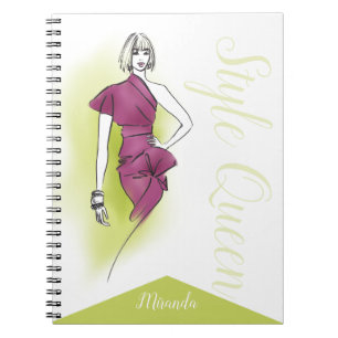 Caderno Espiral Rainha do Estilo