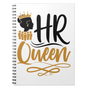 Caderno Espiral Rainha do RH Mulheres de Recursos Humanos