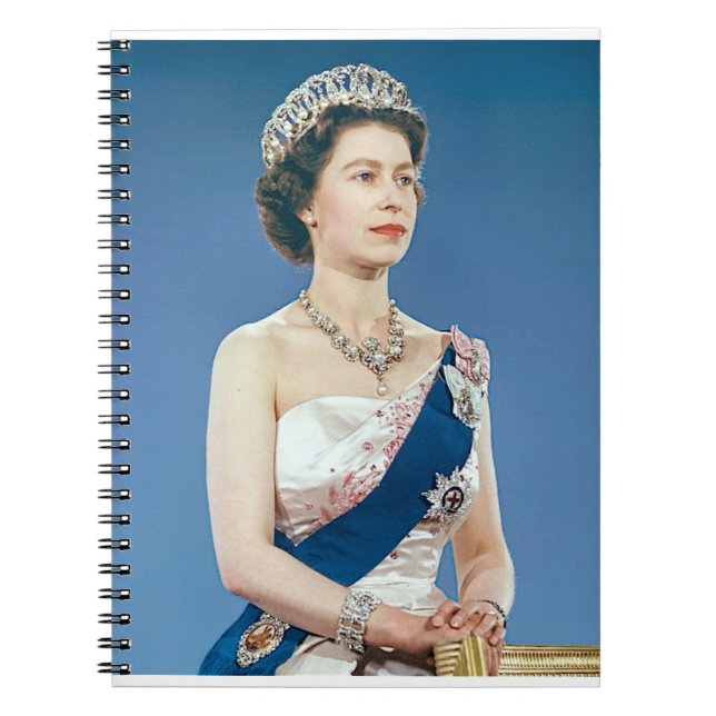 Caderno Espiral rainha elizabeth (Frente)