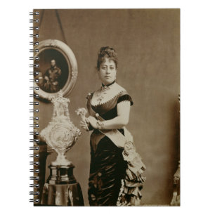 Caderno Espiral Rainha Emma (1836-85) (fotografia do sepia)