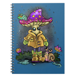 Caderno Espiral Rainy Day Friends